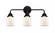 Bell - 3 Light - 23 inch - Matte Black - Bath Vanity Light (3442|288-3W-BK-G51-LED)