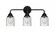 Bell - 3 Light - 23 inch - Matte Black - Bath Vanity Light (3442|288-3W-BK-G54)