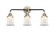 Canton - 3 Light - 23 inch - Black Polished Nickel - Bath Vanity Light (3442|288-3W-BPN-G181S-LED)