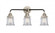 Canton - 3 Light - 23 inch - Black Polished Nickel - Bath Vanity Light (3442|288-3W-BPN-G182S-LED)
