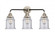Canton - 3 Light - 24 inch - Black Polished Nickel - Bath Vanity Light (3442|288-3W-BPN-G184-LED)