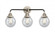 Beacon - 3 Light - 24 inch - Black Polished Nickel - Bath Vanity Light (3442|288-3W-BPN-G204-6-LED)