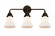 Bellmont - 3 Light - 24 inch - Oil Rubbed Bronze - Bath Vanity Light (3442|288-3W-OB-G191-LED)