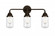 Dover - 3 Light - 23 inch - Oil Rubbed Bronze - Bath Vanity Light (3442|288-3W-OB-G312-LED)