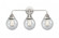 Beacon - 3 Light - 24 inch - Polished Chrome - Bath Vanity Light (3442|288-3W-PC-G204-6-LED)