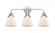 Cone - 3 Light - 24 inch - Polished Chrome - Bath Vanity Light (3442|288-3W-PC-G61-LED)