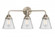 Cone - 3 Light - 24 inch - Brushed Satin Nickel - Bath Vanity Light (3442|288-3W-SN-G64)