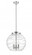 Athens Deco Swirl - 3 Light - 16 inch - Polished Chrome - Stem hung - Pendant (3442|221-3S-PC-G1213-16)