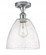 Bristol - 1 Light - 9 inch - Polished Chrome - Semi-Flush Mount (3442|516-1C-PC-GBD-94-LED)