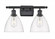 Bristol - 2 Light - 18 inch - Matte Black - Bath Vanity Light (3442|516-2W-BK-GBD-752)