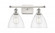 Bristol - 2 Light - 18 inch - White Polished Chrome - Bath Vanity Light (3442|516-2W-WPC-GBD-752)