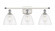 Bristol - 3 Light - 28 inch - White Polished Chrome - Bath Vanity Light (3442|516-3W-WPC-GBD-752)