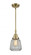 Chatham - 1 Light - 7 inch - Antique Brass - Mini Pendant (3442|447-1S-AB-G142)