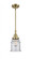 Canton - 1 Light - 7 inch - Antique Brass - Mini Pendant (3442|447-1S-AB-G184)