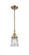 Canton - 1 Light - 7 inch - Antique Brass - Mini Pendant (3442|447-1S-AB-G184S-LED)