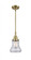 Bellmont - 1 Light - 7 inch - Antique Brass - Mini Pendant (3442|447-1S-AB-G192-LED)