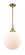 Beacon - 1 Light - 12 inch - Antique Brass - Mini Pendant (3442|447-1S-AB-G201-12-LED)