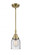 Bell - 1 Light - 5 inch - Antique Brass - Mini Pendant (3442|447-1S-AB-G54)