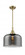 Bell - 1 Light - 12 inch - Antique Brass - Mini Pendant (3442|447-1S-AB-G73-L-LED)