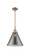 Cone - 1 Light - 12 inch - Antique Copper - Mini Pendant (3442|447-1S-AC-G43-L)
