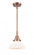 Caden - 1 Light - 8 inch - Antique Copper - Mini Pendant (3442|447-1S-AC-G4471-LED)