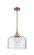 Bell - 1 Light - 12 inch - Antique Copper - Mini Pendant (3442|447-1S-AC-G72-L)
