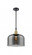 Bell - 1 Light - 12 inch - Black Antique Brass - Mini Pendant (3442|447-1S-BAB-G73-L-LED)