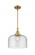 Bell - 1 Light - 12 inch - Brushed Brass - Mini Pendant (3442|447-1S-BB-G74-L-LED)