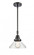 Caden - 1 Light - 8 inch - Matte Black - Mini Pendant (3442|447-1S-BK-G4474-LED)