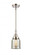 Bell - 1 Light - 5 inch - Polished Nickel - Mini Pendant (3442|447-1S-PN-G58-LED)