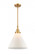 Cone - 1 Light - 12 inch - Satin Gold - Mini Pendant (3442|447-1S-SG-G41-L-LED)