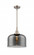 Bell - 1 Light - 12 inch - Brushed Satin Nickel - Mini Pendant (3442|447-1S-SN-G73-L-LED)