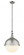 Hampden - 1 Light - 13 inch - Brushed Satin Nickel - Stem Hung - Pendant (3442|206-SN-HFS-121-SN-LED)