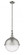 Hampden - 1 Light - 13 inch - Brushed Satin Nickel - Stem Hung - Pendant (3442|206-SN-HFS-124-SN)