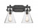 Newton Cone - 2 Light - 17 inch - Matte Black - Bath Vanity Light (3442|411-2W-BK-7CL-LED)