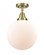 Beacon - 1 Light - 10 inch - Antique Brass - Semi-Flush Mount (3442|447-1C-AB-G201-10)