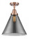 Cone - 1 Light - 12 inch - Antique Copper - Flush Mount (3442|447-1C-AC-G43-L-LED)