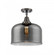 Bell - 1 Light - 12 inch - Oil Rubbed Bronze - Semi-Flush Mount (3442|447-1C-OB-G73-L-LED)