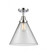 Cone - 1 Light - 12 inch - Polished Chrome - Semi-Flush Mount (3442|447-1C-PC-G42-L-LED)