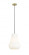 Fairfield - 1 Light - 12 inch - Brushed Brass - Cord hung - Mini Pendant (3442|491-1P-BB-G571-12)
