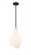 Norwalk - 1 Light - 9 inch - Matte Black - Stem hung - Mini Pendant (3442|493-1S-BK-G551-9-LED)