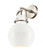 Newton Sphere Sconce (3442|710-1W-SN-M710-8W-LED)