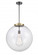 Beacon - 1 Light - 18 inch - Black Antique Brass - Stem Hung - Pendant (3442|221-1S-BAB-G204-18)