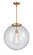 Beacon - 1 Light - 18 inch - Brushed Brass - Cord hung - Pendant (3442|221-1S-BB-G204-18)