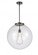 Beacon - 1 Light - 18 inch - Matte Black - Cord hung - Pendant (3442|221-1S-BK-G204-18)