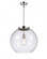 Athens - 1 Light - 16 inch - Polished Chrome - Stem Hung - Pendant (3442|221-1S-PC-G122-16)