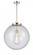 Beacon - 1 Light - 18 inch - Polished Nickel - Stem Hung - Pendant (3442|221-1S-PN-G204-18-LED)