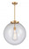 Beacon - 1 Light - 18 inch - Satin Gold - Cord hung - Pendant (3442|221-1S-SG-G204-18)