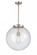 Beacon - 1 Light - 16 inch - Brushed Satin Nickel - Stem Hung - Pendant (3442|221-1S-SN-G204-16-LED)