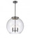 Athens - 3 Light - 16 inch - Matte Black - Stem hung - Pendant (3442|221-3S-BK-G124-16)